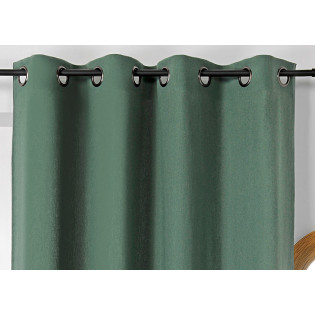 Rideau coton et chanvre 135x240 cm Col.82 vert