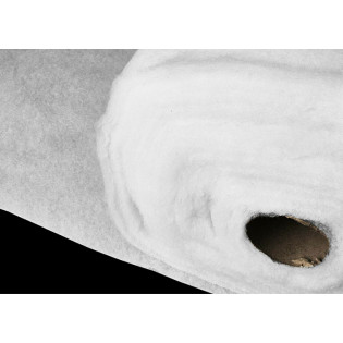 Tissu molleton blanc grande largeur 100% coton