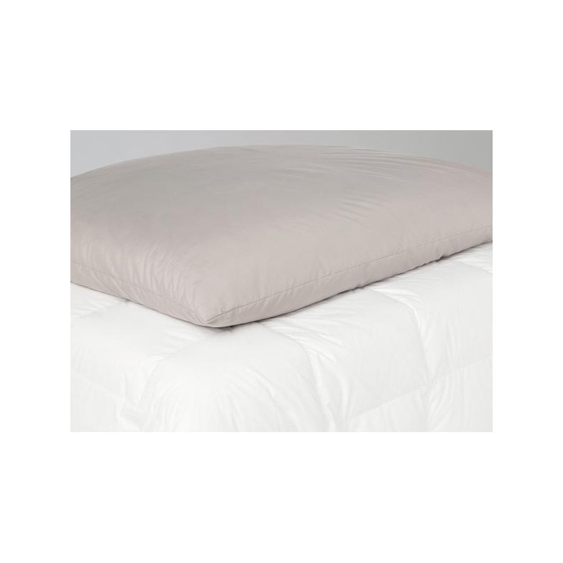 Edredon COUNTRY taupe PYRENEX plumes et duvets 900 g/m2
