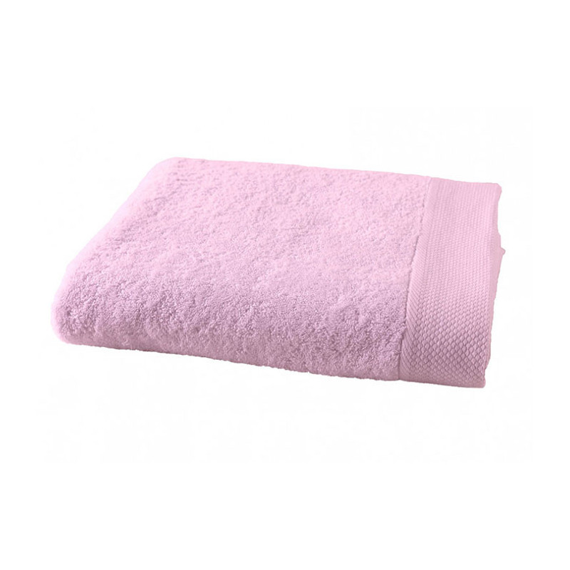 Drap de bain éponge rose 100x150 cm 600g/m2