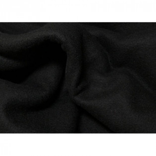 Tissu polaire uni noir