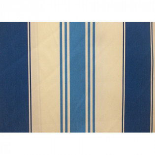 Toile à bâche ATHENES grande largeur laize 300 cm rayée bleu clair et bleu foncé