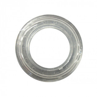 Oeillets clipsables transparent diamètre intérieur 40mm lot de 2