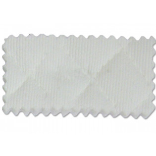 Tissu matelassé blanc coton double face 460g/m2